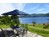 View from patio area over Laga Bay